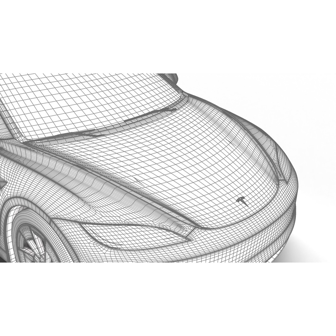 Tesla Model 3 Performance 2025 3D Model – High Poly Rigged Vehicle, FBX, Blender - View 42