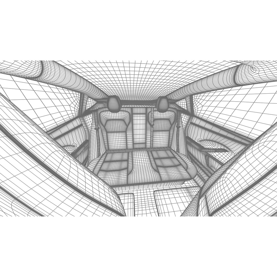 Tesla Model 3 Performance 2025 3D Model – High Poly Rigged Vehicle, FBX, Blender - View 44