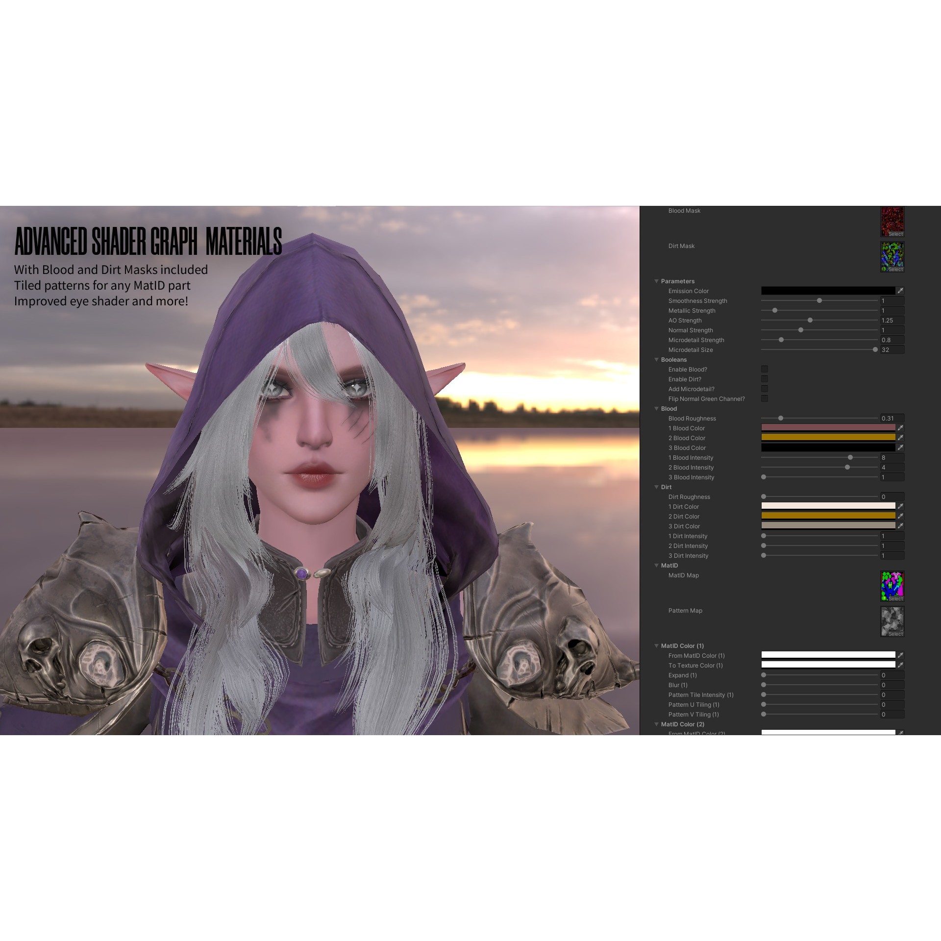 Death Archer Girl Morgana - Low-Poly Game-Ready 3D Model - View 20