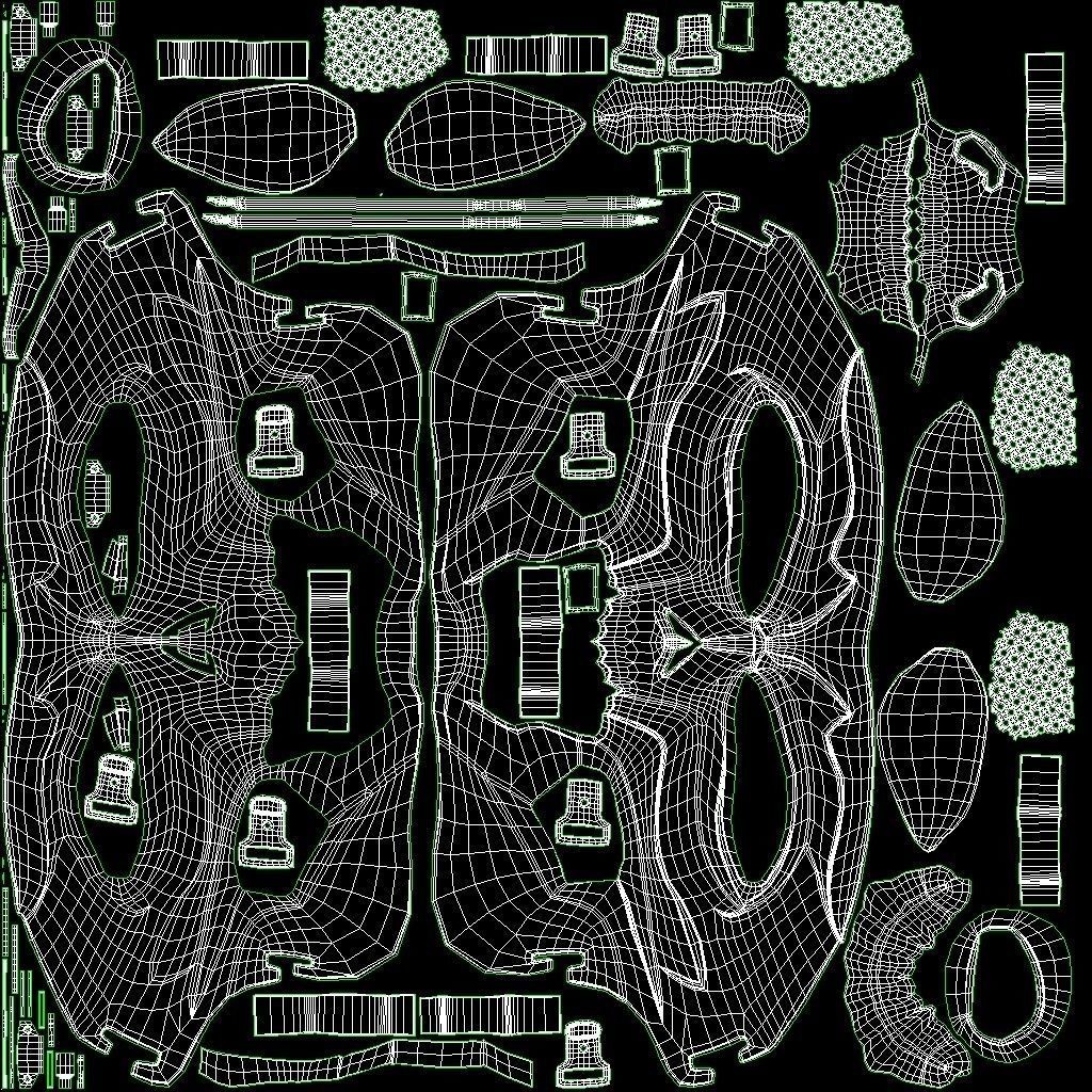 Skull Mask 3D Model – Low Poly Game Asset, PBR Textures, FBX