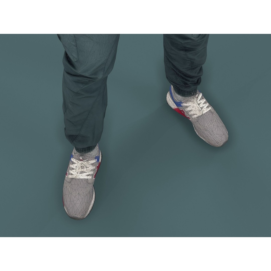 Casual Male Character 3D Model – Photorealistic Game Asset, FBX