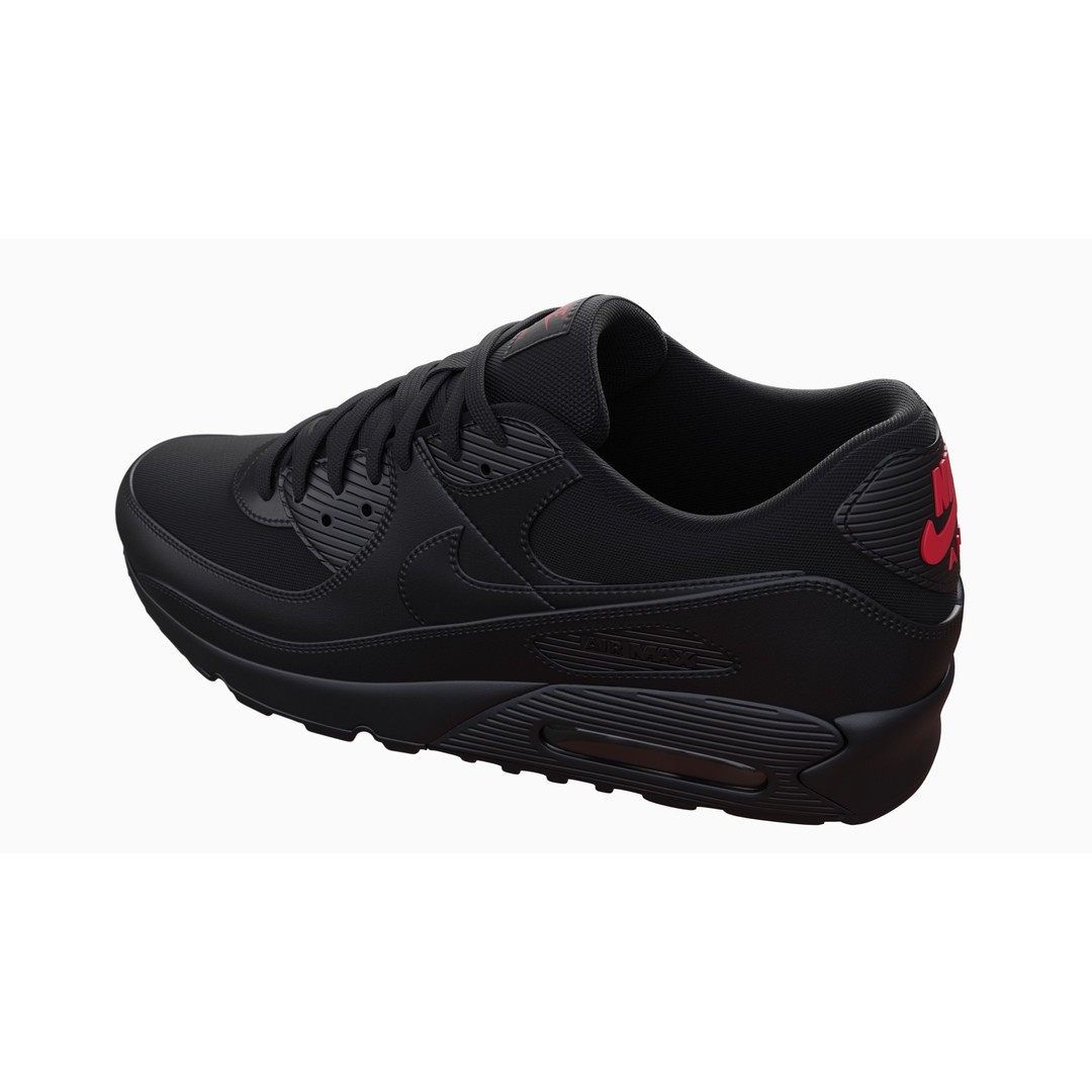 Nike Airmax 90 Sneaker 3D Model – Low Poly Game Ready Asset, Blender - View 27