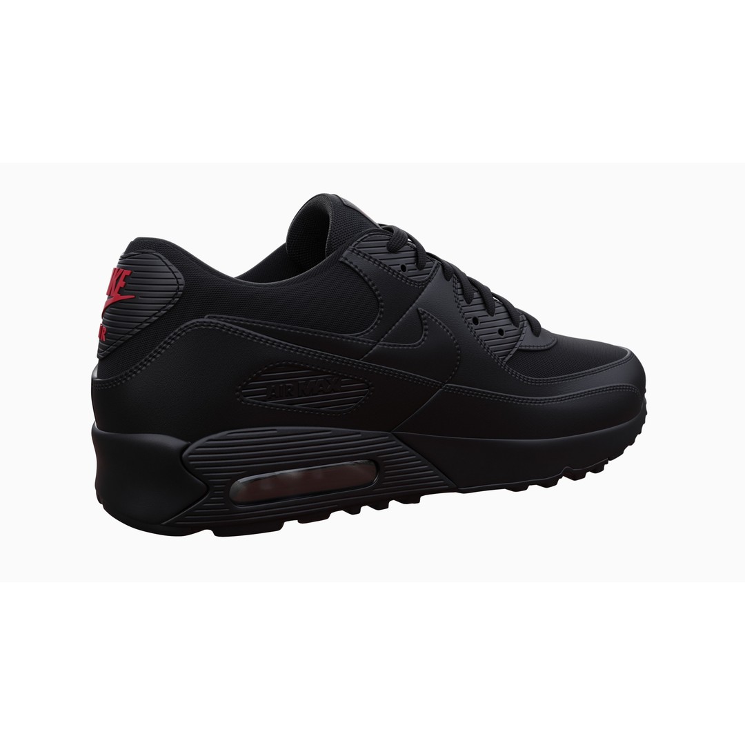 Nike Airmax 90 Sneaker 3D Model – Low Poly Game Ready Asset, Blender - View 28