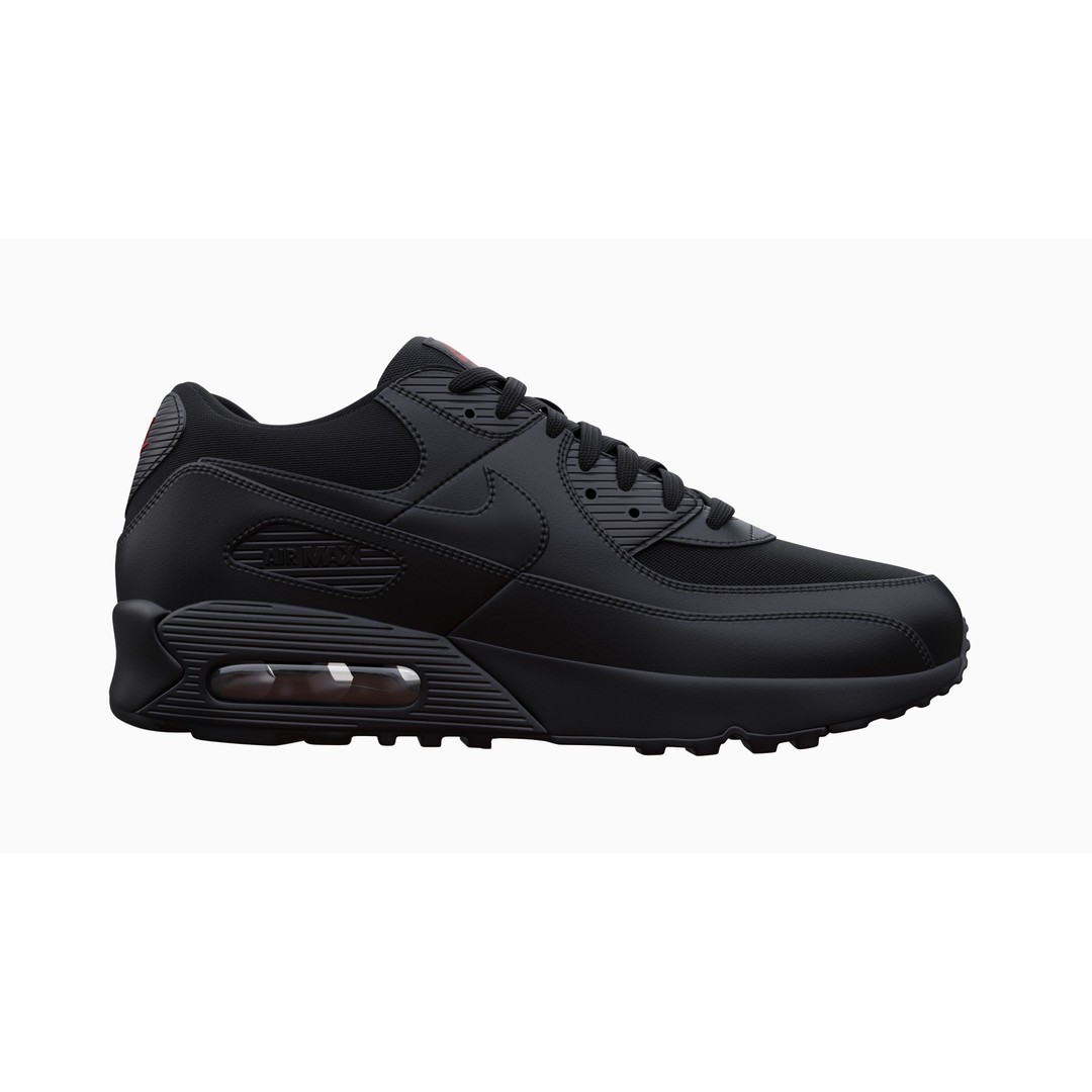 Nike Airmax 90 Sneaker 3D Model – Low Poly Game Ready Asset, Blender - View 29