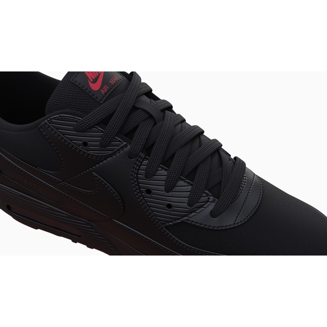 Nike Airmax 90 Sneaker 3D Model – Low Poly Game Ready Asset, Blender - View 30