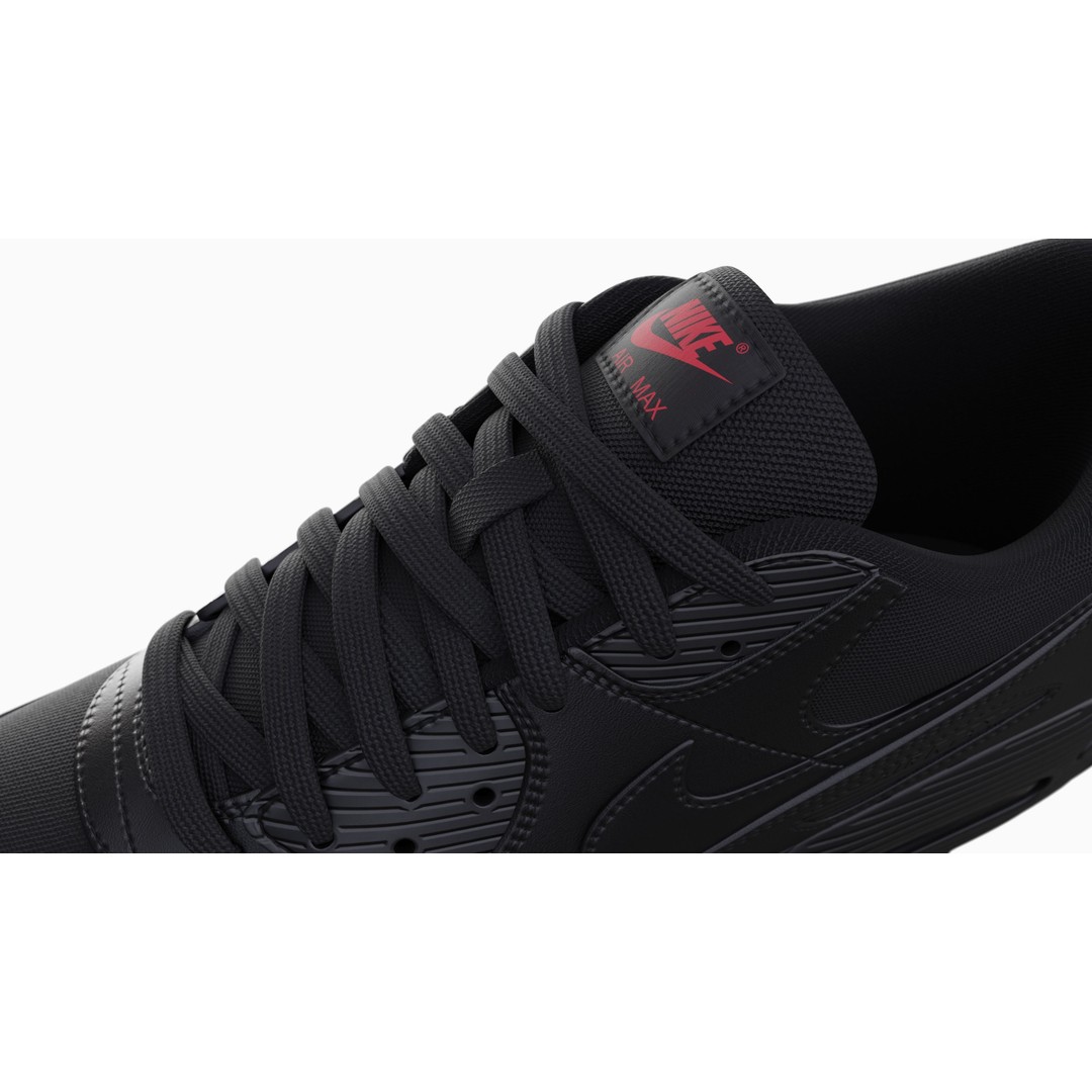 Nike Airmax 90 Sneaker 3D Model – Low Poly Game Ready Asset, Blender - View 32