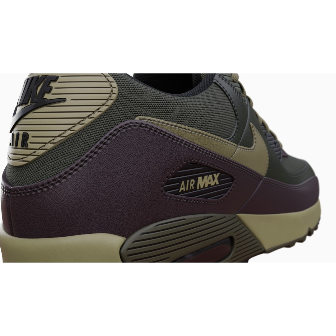 Nike Airmax 90 Sneaker 3D Model – Low Poly Game Ready Asset, Blender - View 58