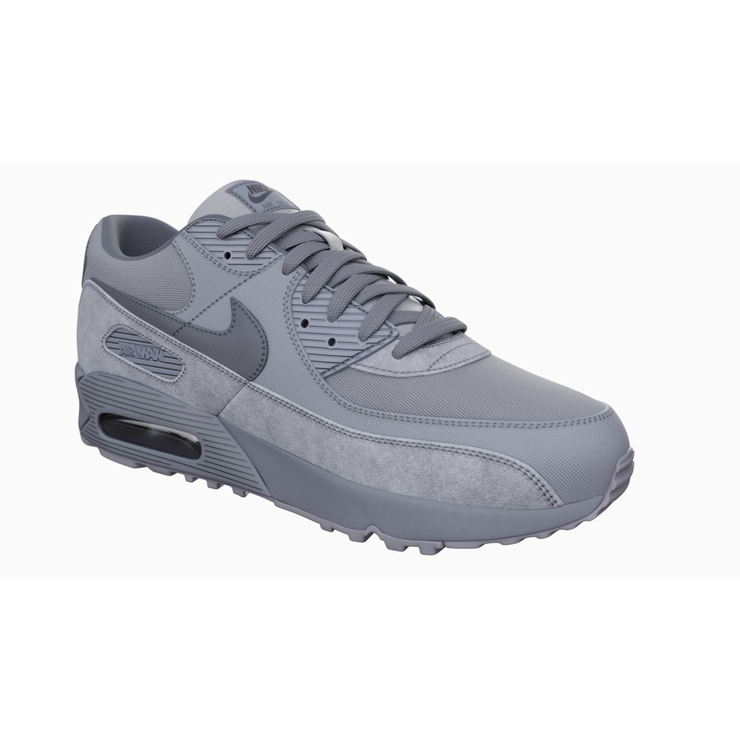 Nike Airmax 90 Sneaker 3D Model – Low Poly Game Ready Asset, Blender - View 63