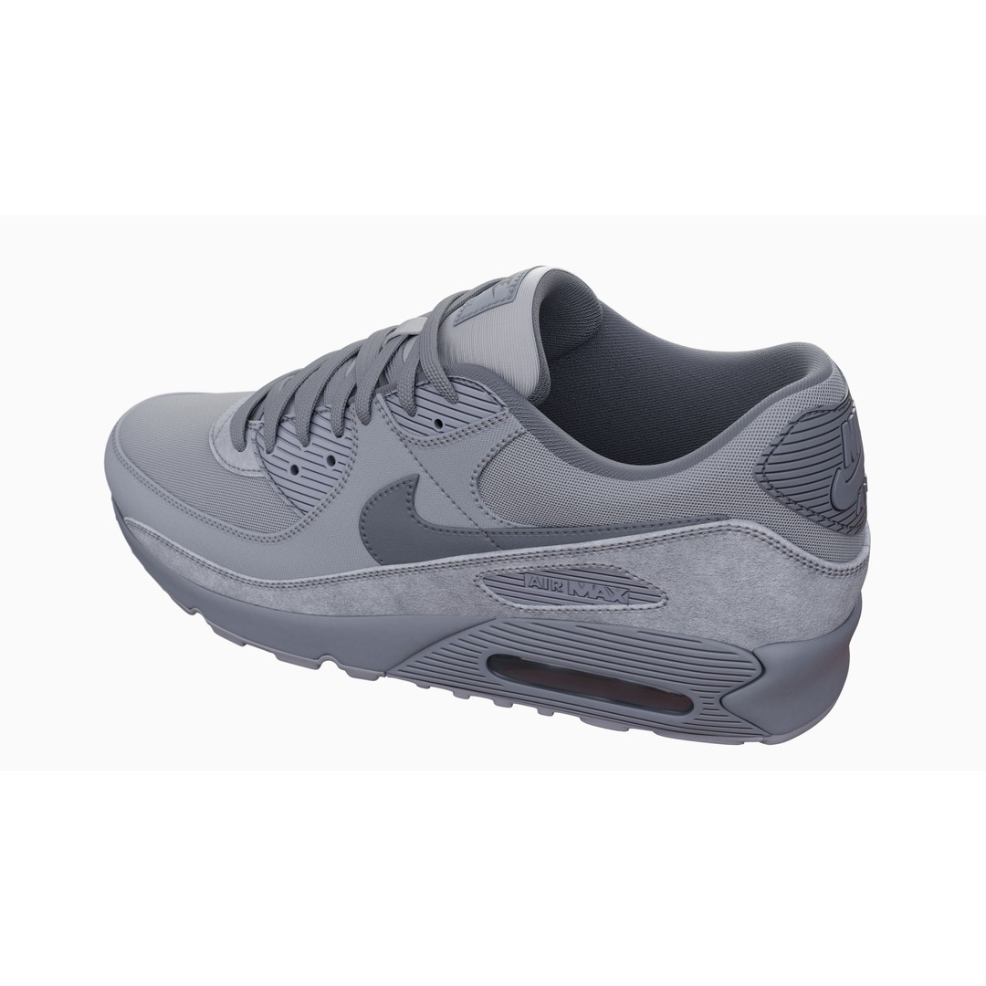 Nike Airmax 90 Sneaker 3D Model – Low Poly Game Ready Asset, Blender - View 66