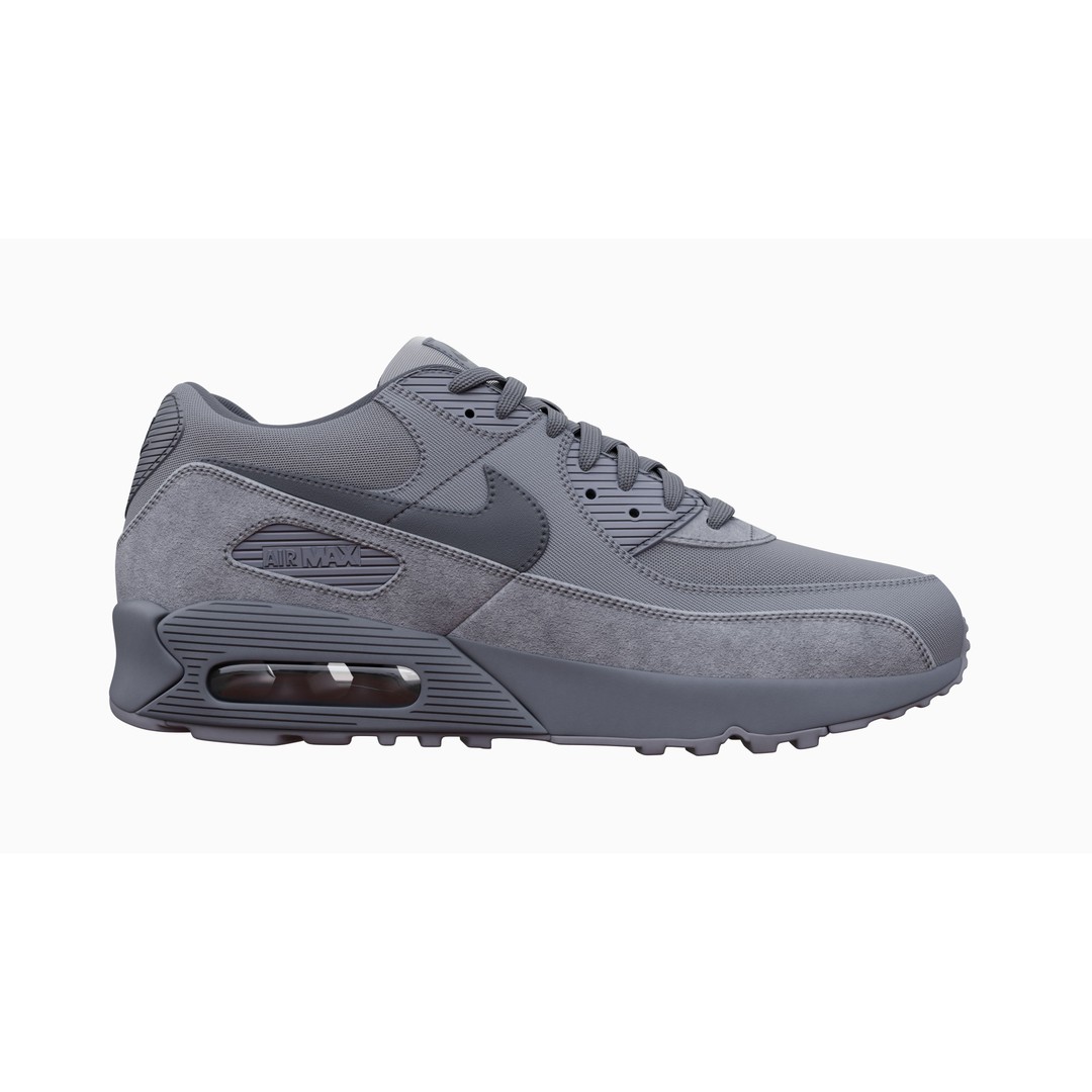 Nike Airmax 90 Sneaker 3D Model – Low Poly Game Ready Asset, Blender - View 69