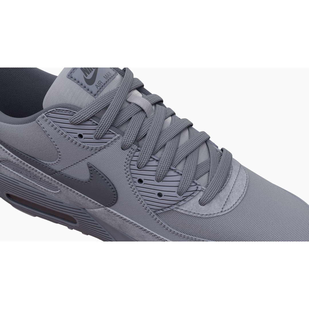 Nike Airmax 90 Sneaker 3D Model – Low Poly Game Ready Asset, Blender - View 70