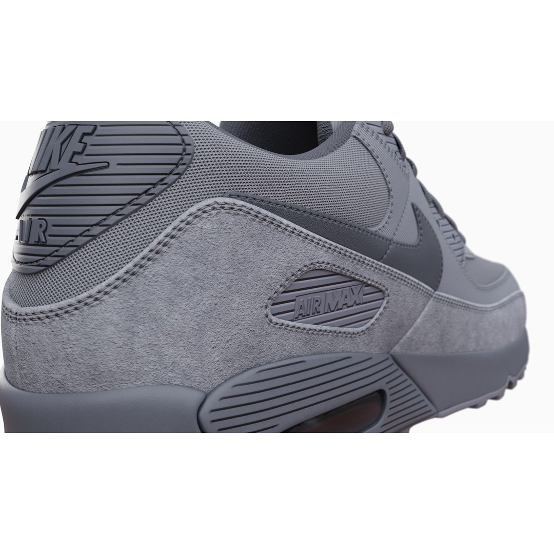 Nike Airmax 90 Sneaker 3D Model – Low Poly Game Ready Asset, Blender - View 72