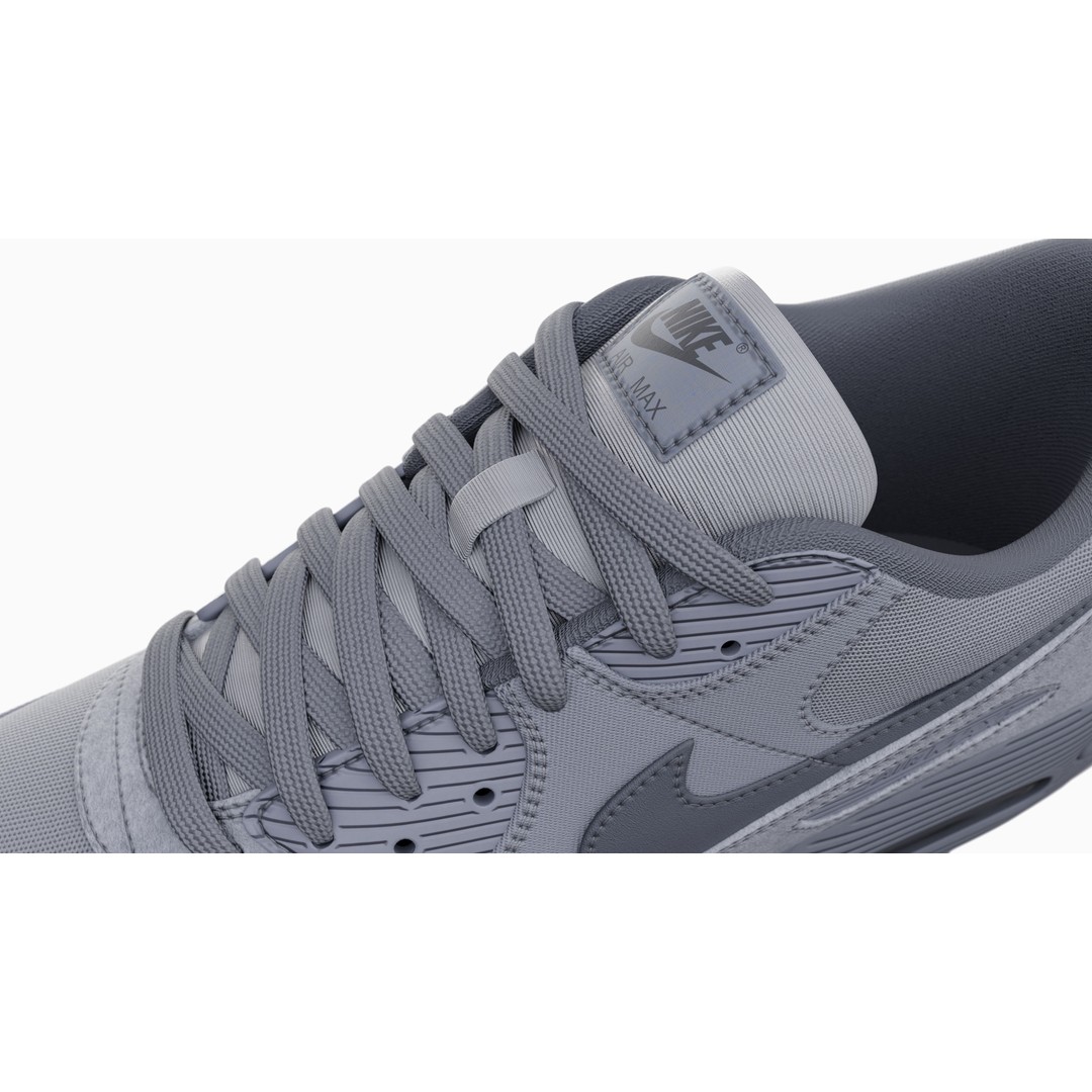 Nike Airmax 90 Sneaker 3D Model – Low Poly Game Ready Asset, Blender - View 73