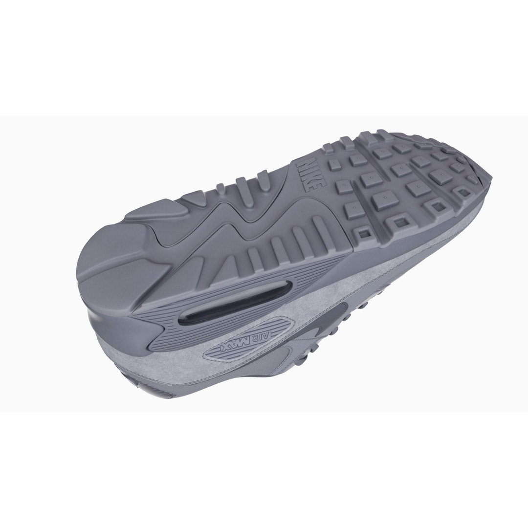 Nike Airmax 90 Sneaker 3D Model – Low Poly Game Ready Asset, Blender - View 74