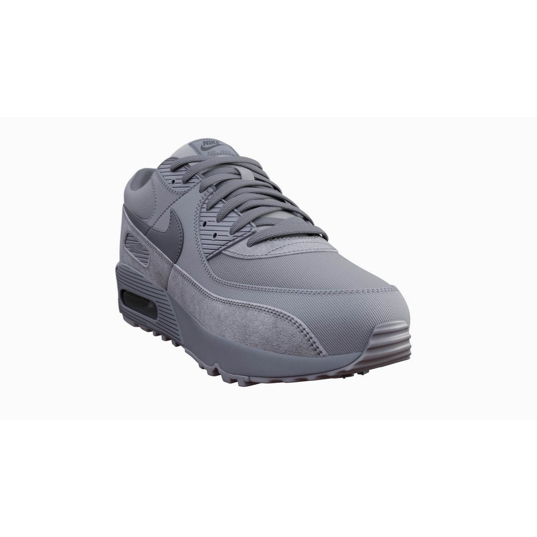 Nike Airmax 90 Sneaker 3D Model – Low Poly Game Ready Asset, Blender - View 76