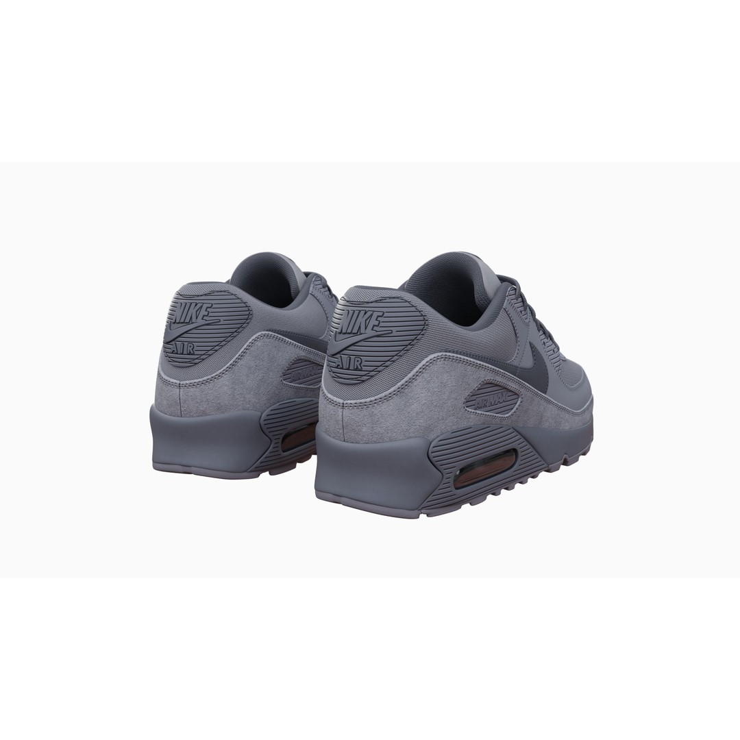 Nike Airmax 90 Sneaker 3D Model – Low Poly Game Ready Asset, Blender - View 8