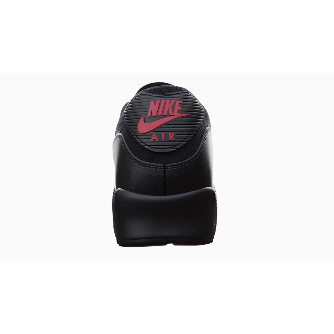 Nike Airmax 90 Sneaker 3D Model – Low Poly Game Ready Asset, Blender - View 82