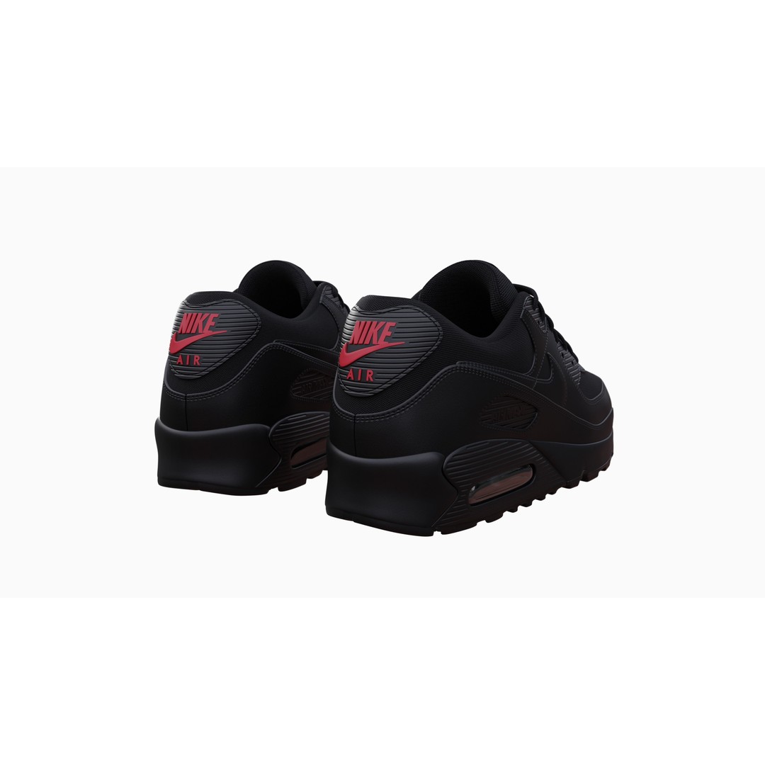 Nike Airmax 90 Sneaker 3D Model – Low Poly Game Ready Asset, Blender - View 84