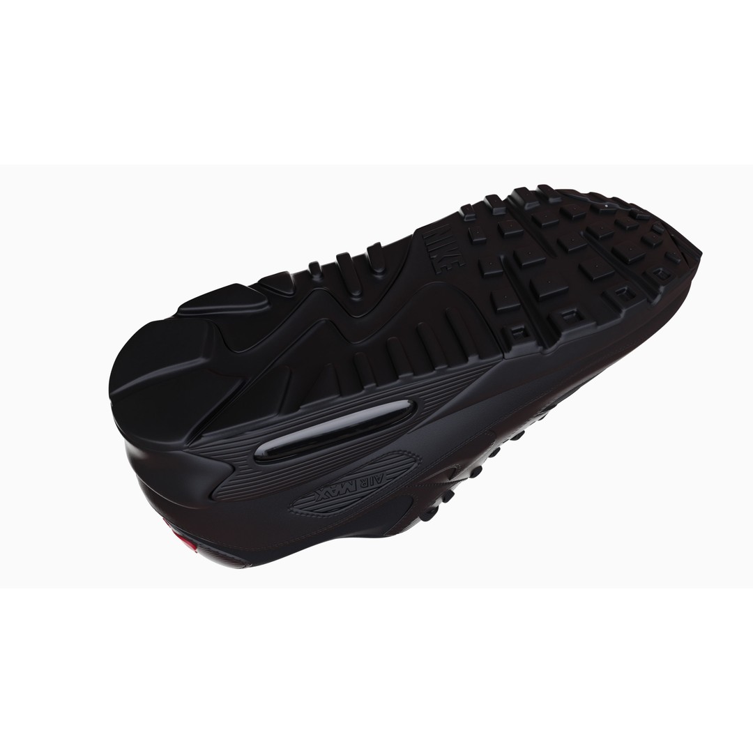 Nike Airmax 90 Sneaker 3D Model – Low Poly Game Ready Asset, Blender - View 86
