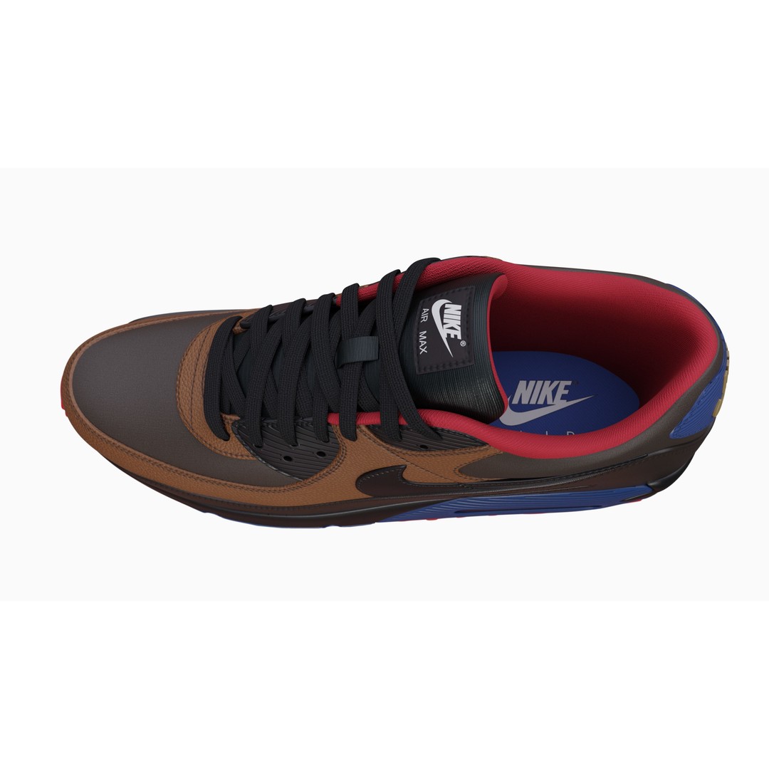 Nike Airmax 90 Sneaker 3D Model – Low Poly Game Ready Asset, Blender - View 89