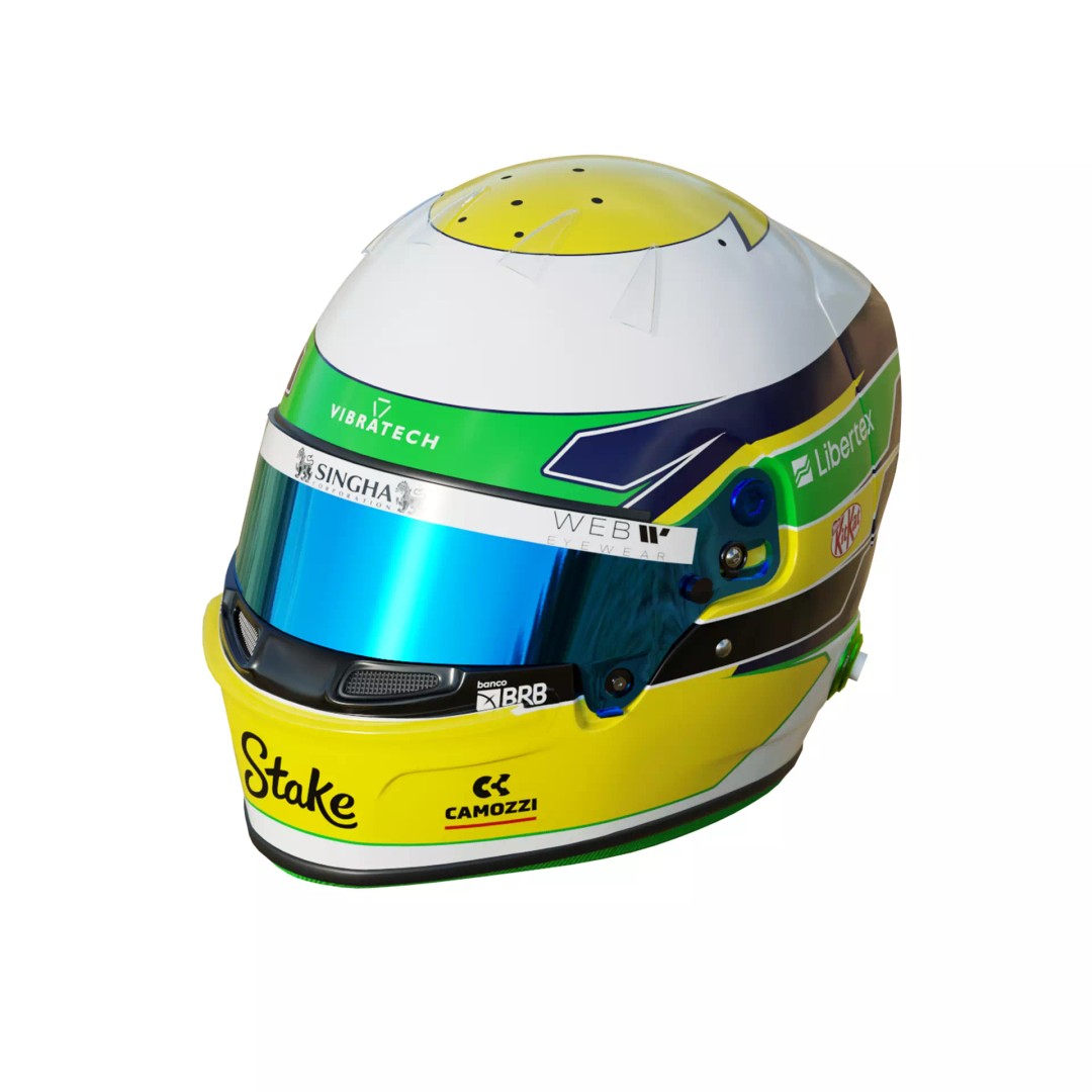 Gabriel Bortoletto Helmet 2025 3D Model – High Poly PBR Asset, FBX, Blender - View 11