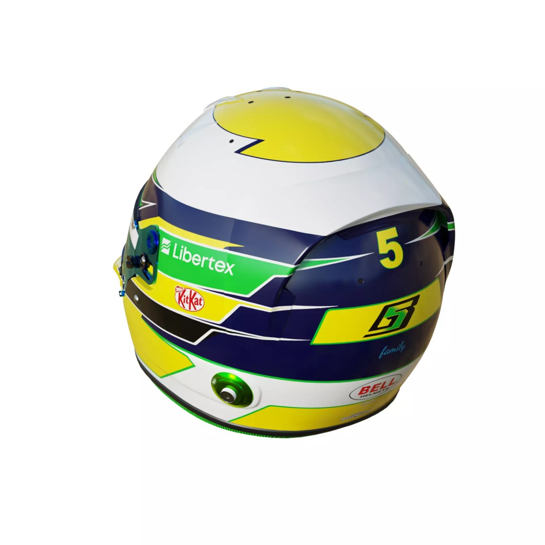 Gabriel Bortoletto Helmet 2025 3D Model – High Poly PBR Asset, FBX, Blender - View 12