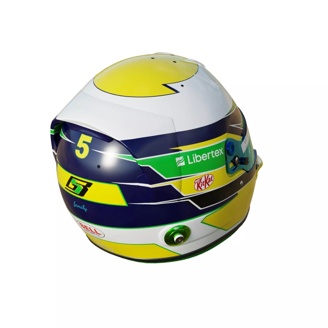 Gabriel Bortoletto Helmet 2025 3D Model – High Poly PBR Asset, FBX, Blender - View 13