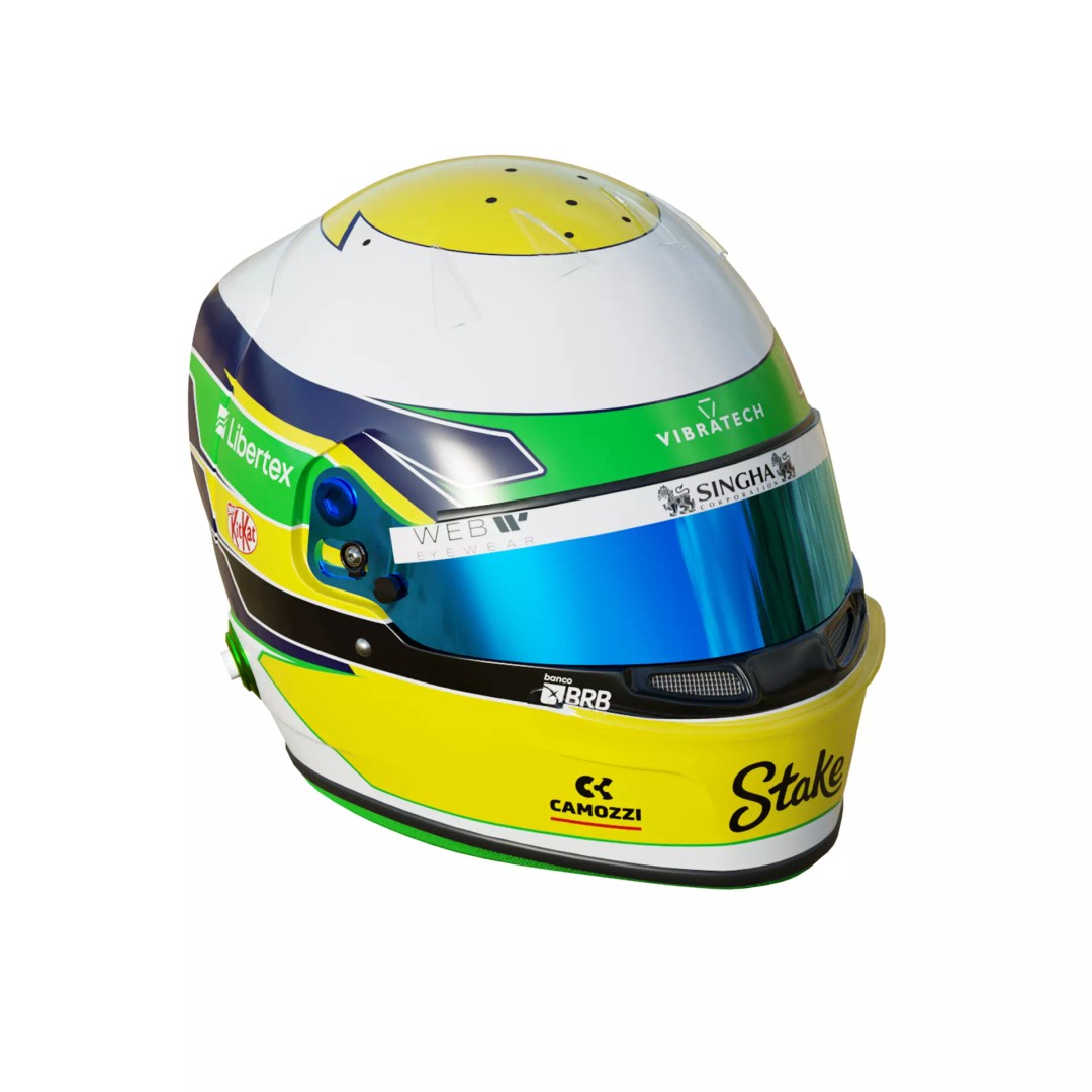 Gabriel Bortoletto Helmet 2025 3D Model – High Poly PBR Asset, FBX, Blender - View 14