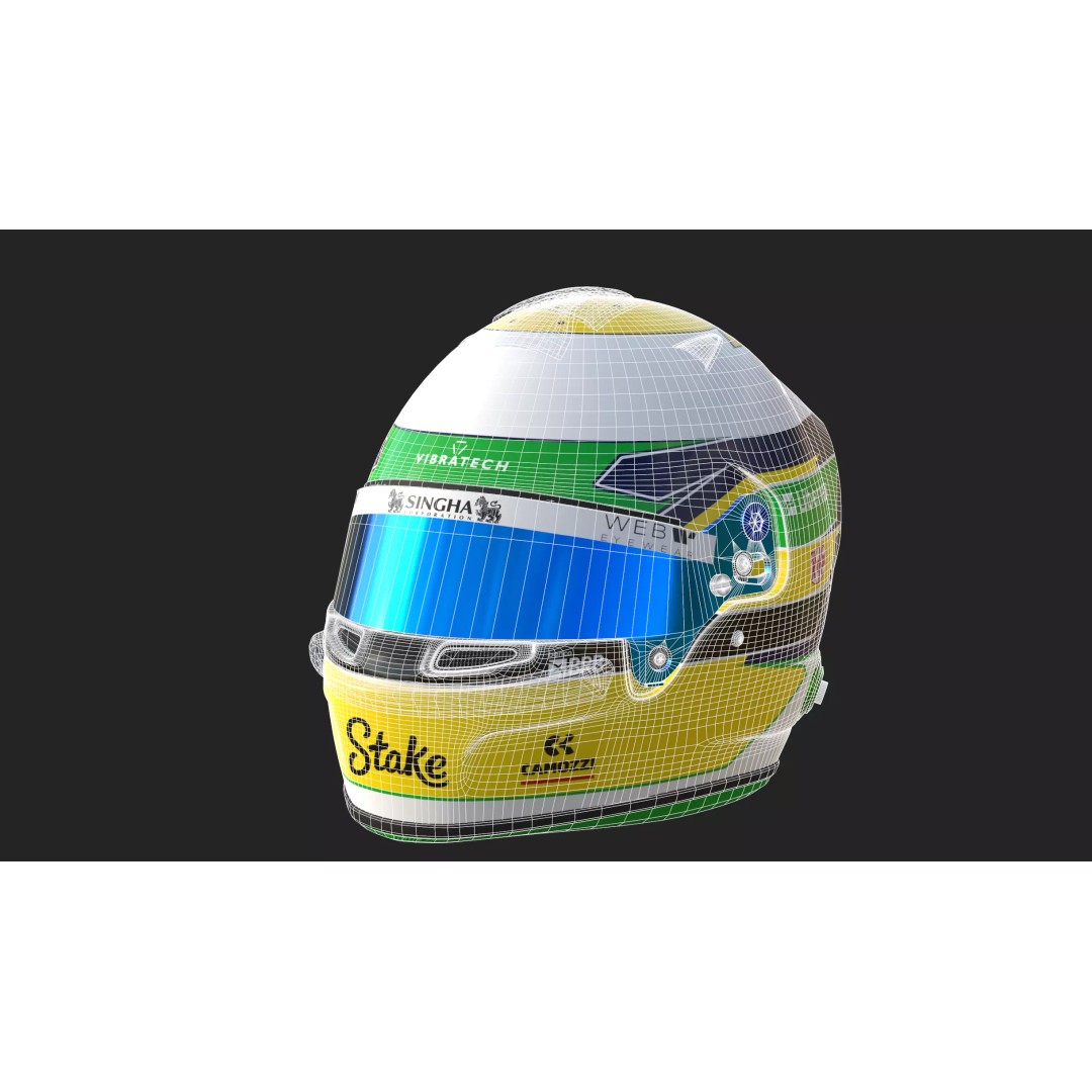 Gabriel Bortoletto Helmet 2025 3D Model – High Poly PBR Asset, FBX, Blender - View 16