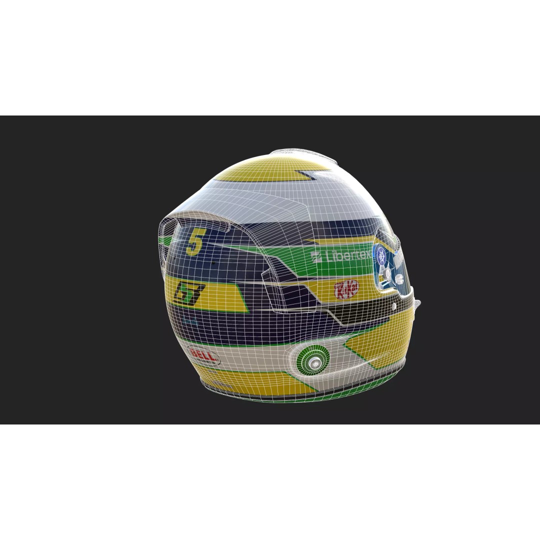 Gabriel Bortoletto Helmet 2025 3D Model – High Poly PBR Asset, FBX, Blender - View 17