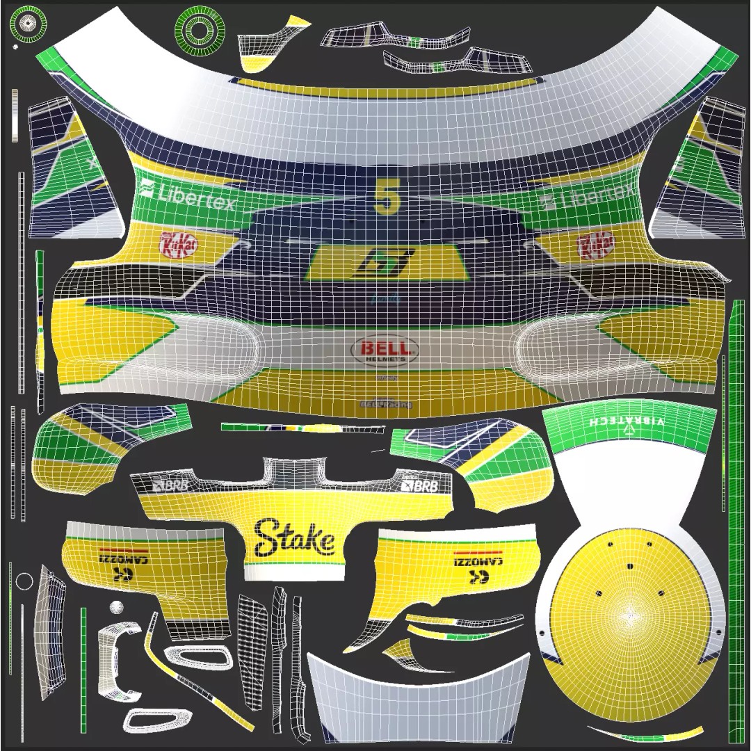 Gabriel Bortoletto Helmet 2025 3D Model – High Poly PBR Asset, FBX, Blender - View 18