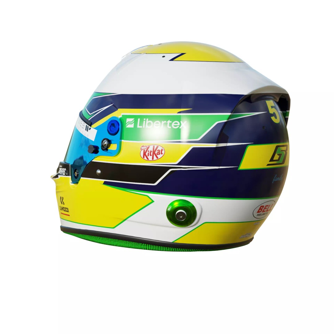 Gabriel Bortoletto Helmet 2025 3D Model – High Poly PBR Asset, FBX, Blender - View 5