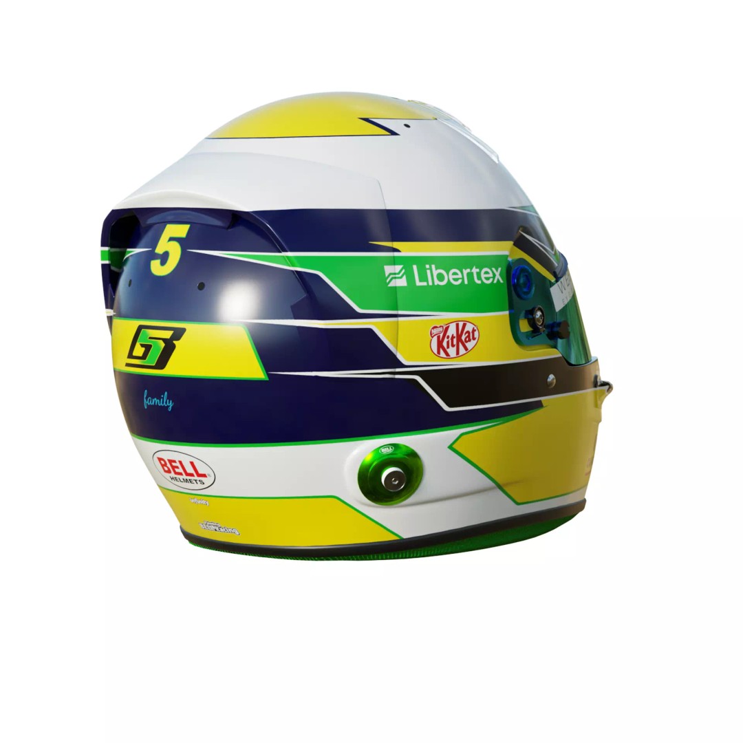 Gabriel Bortoletto Helmet 2025 3D Model – High Poly PBR Asset, FBX, Blender - View 7