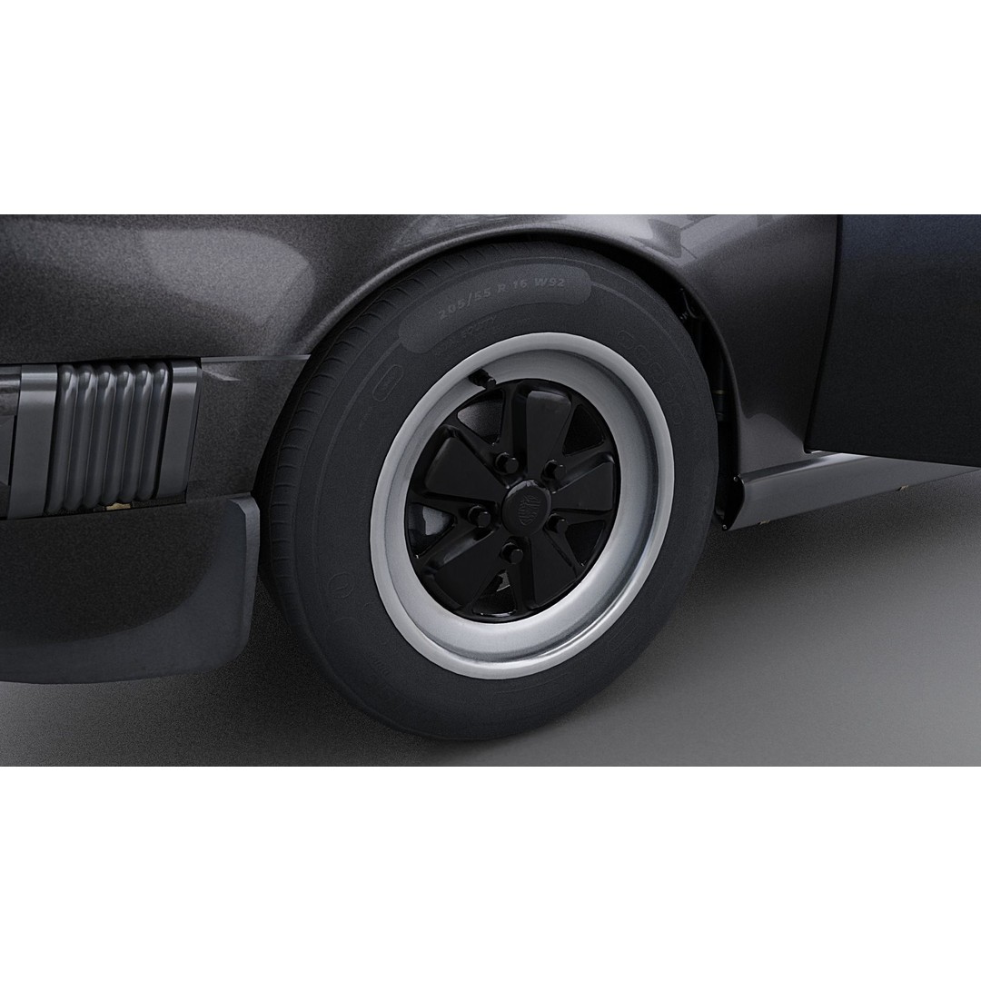 Porsche 911 SC Coupe 3D Model – Low Poly Game Ready Asset, FBX, Blender - View 28