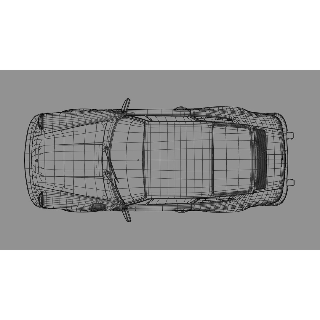 Porsche 911 SC Coupe 3D Model – Low Poly Game Ready Asset, FBX, Blender - View 32