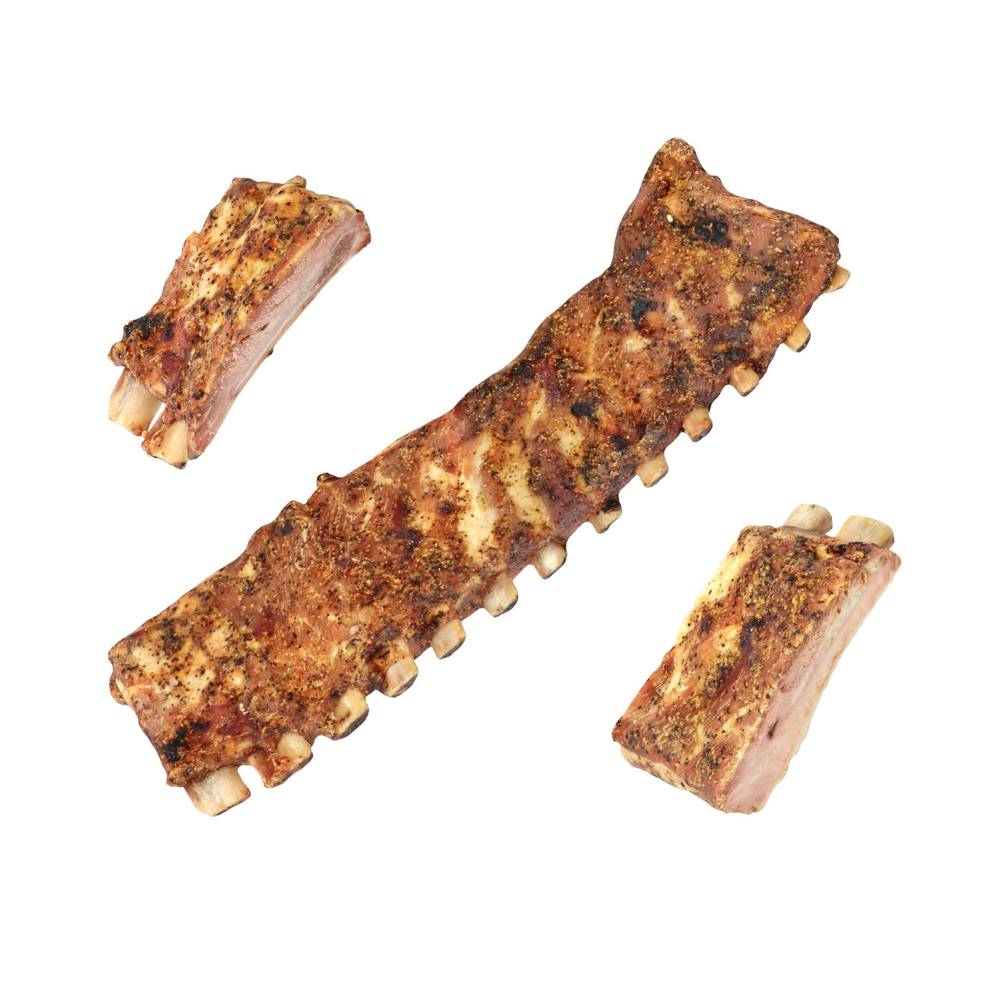 Grilled Ribs - High-Poly Photogrammetry 3D Model - View 11