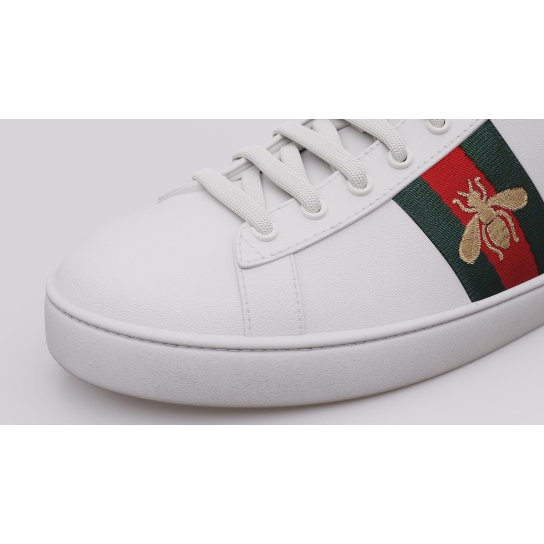Gucci Ace Sneaker 3D Model – Low Poly Game Asset, FBX & Blender - View 13