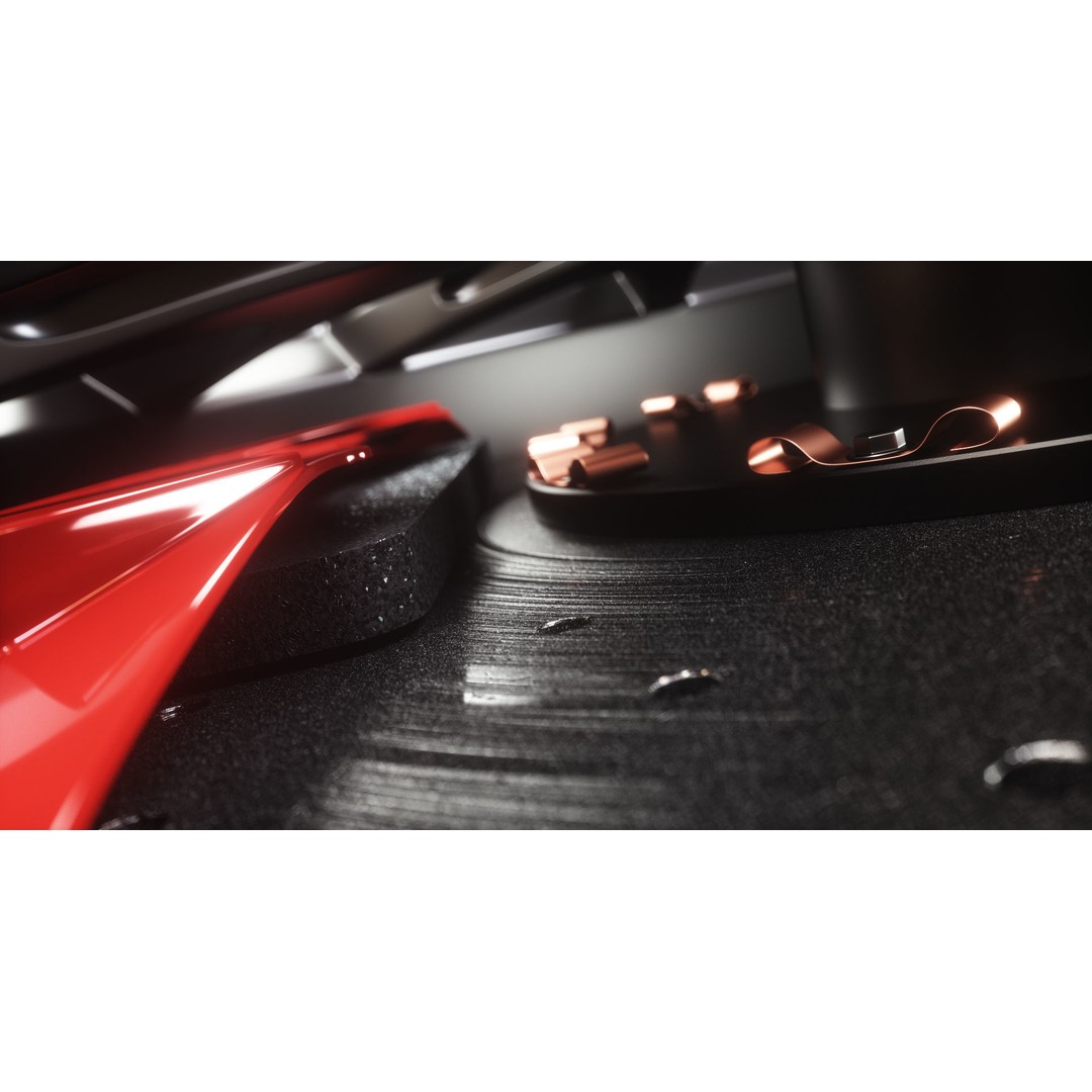 Tesla Roadster 3D Model – Low Poly Sport Car Wheels with PBR Textures - View 19