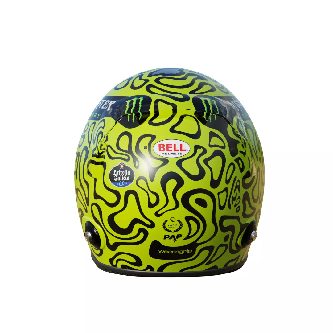 Lando Norris Helmet 3D Model – High Detail PBR Asset for Games, FBX, OBJ - View 6