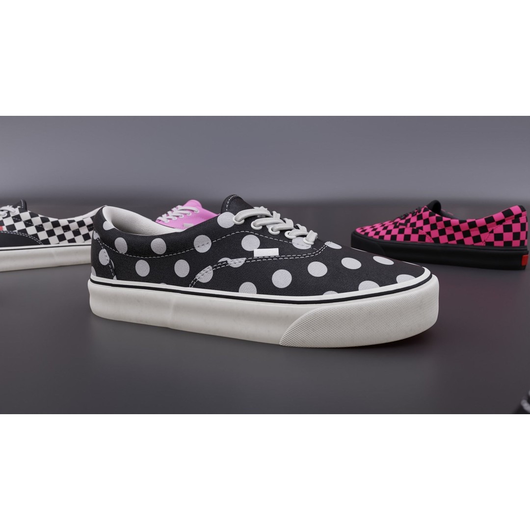 Vans Skater Shoe 3D Model – Low Poly Game Asset, FBX, PBR Textures - View 23
