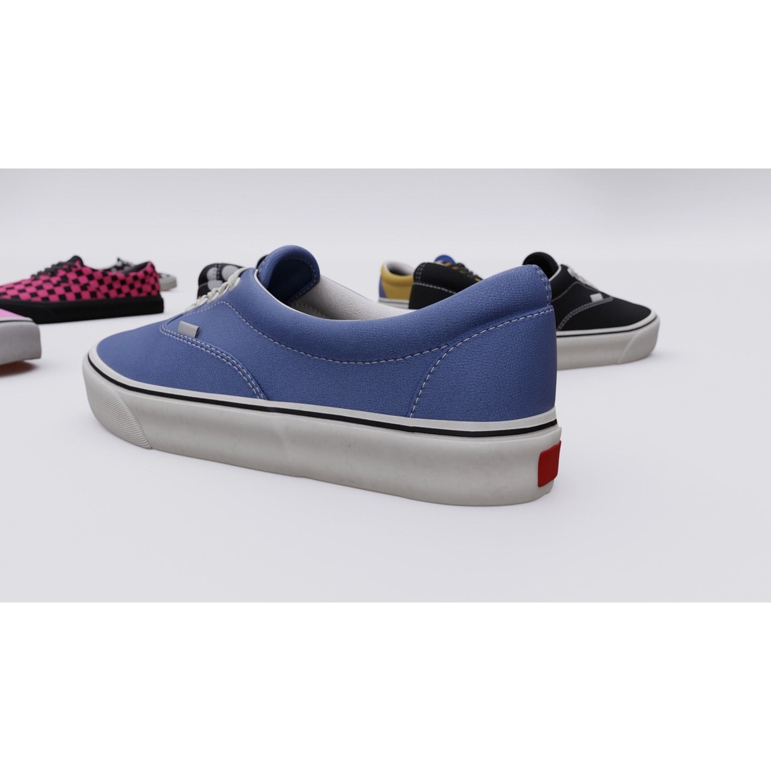 Vans Skater Shoe 3D Model – Low Poly Game Asset, FBX, PBR Textures - View 31
