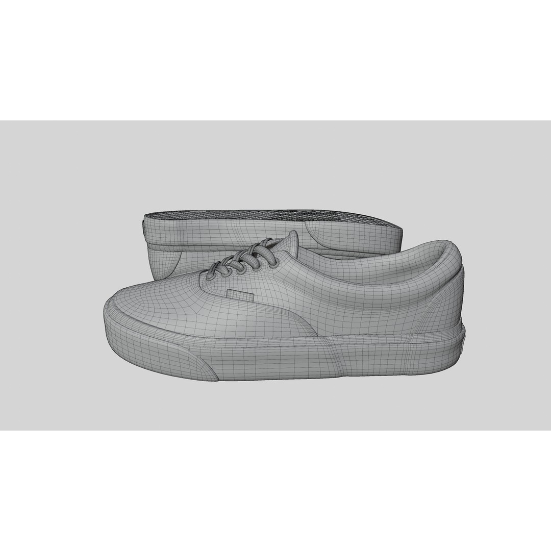 Vans Skater Shoe 3D Model – Low Poly Game Asset, FBX, PBR Textures - View 35