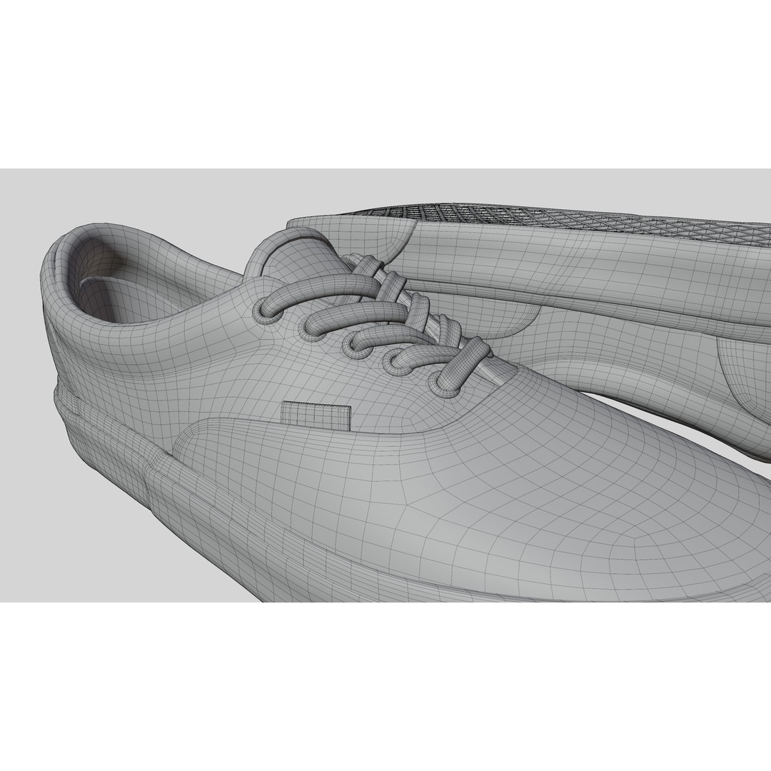 Vans Skater Shoe 3D Model – Low Poly Game Asset, FBX, PBR Textures - View 37