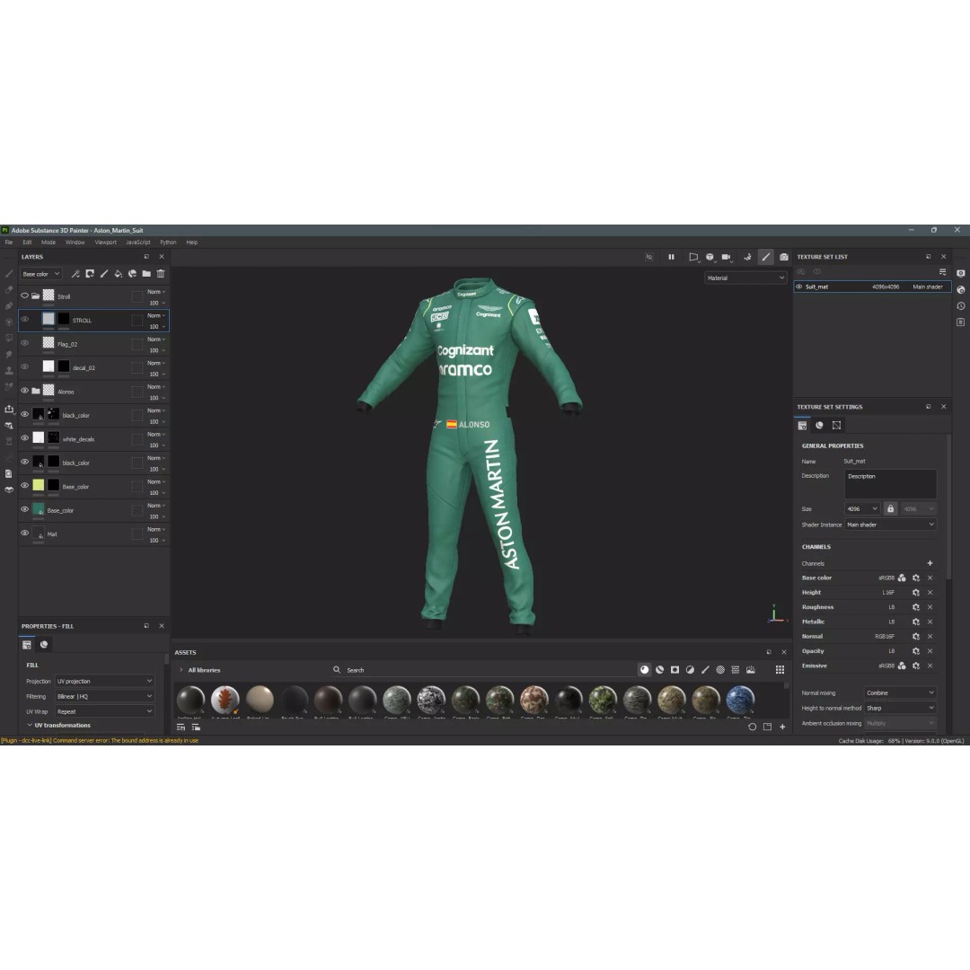 Aston Martin Suit 3D Model – High Detail Game-Ready Asset, FBX & C4D - View 27