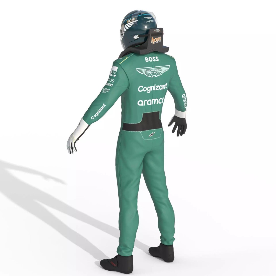 Aston Martin Suit 3D Model – High Detail Game-Ready Asset, FBX & C4D - View 7