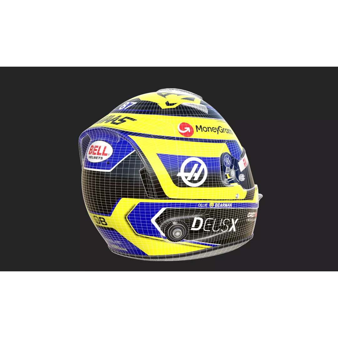 Haas Racing Suit 2025 3D Model – High Poly Game-Ready Asset, FBX, Blender - View 23