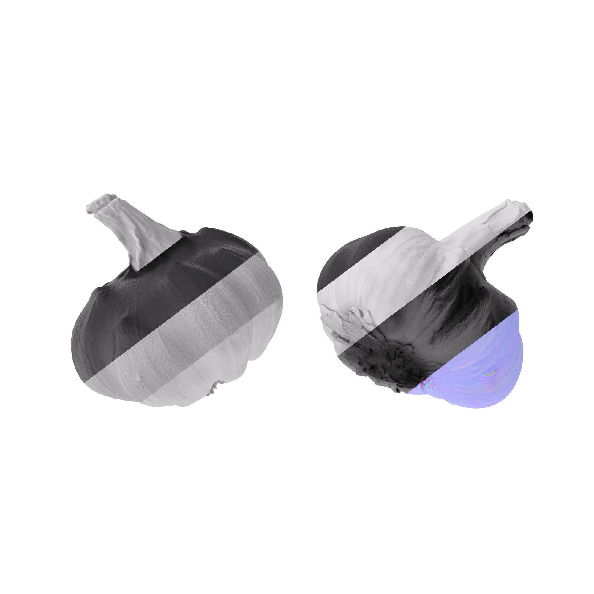 Garlic - Low-Poly Game-Ready 3D Model