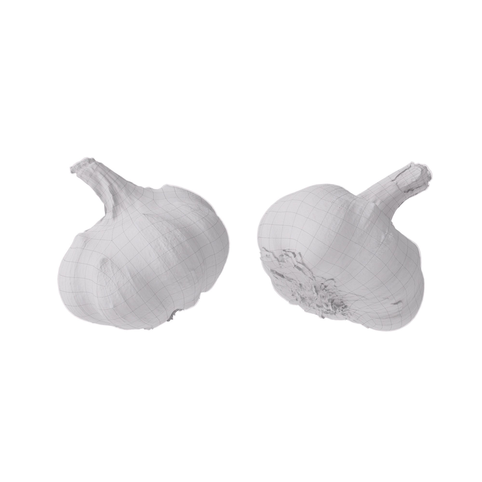 Garlic - Low-Poly Game-Ready 3D Model - View 13