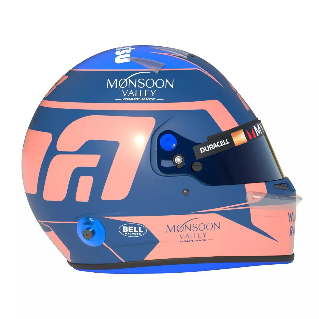 Williams 2024 Helmets 3D Model – High Detail PBR Asset, FBX, Blender - View 27