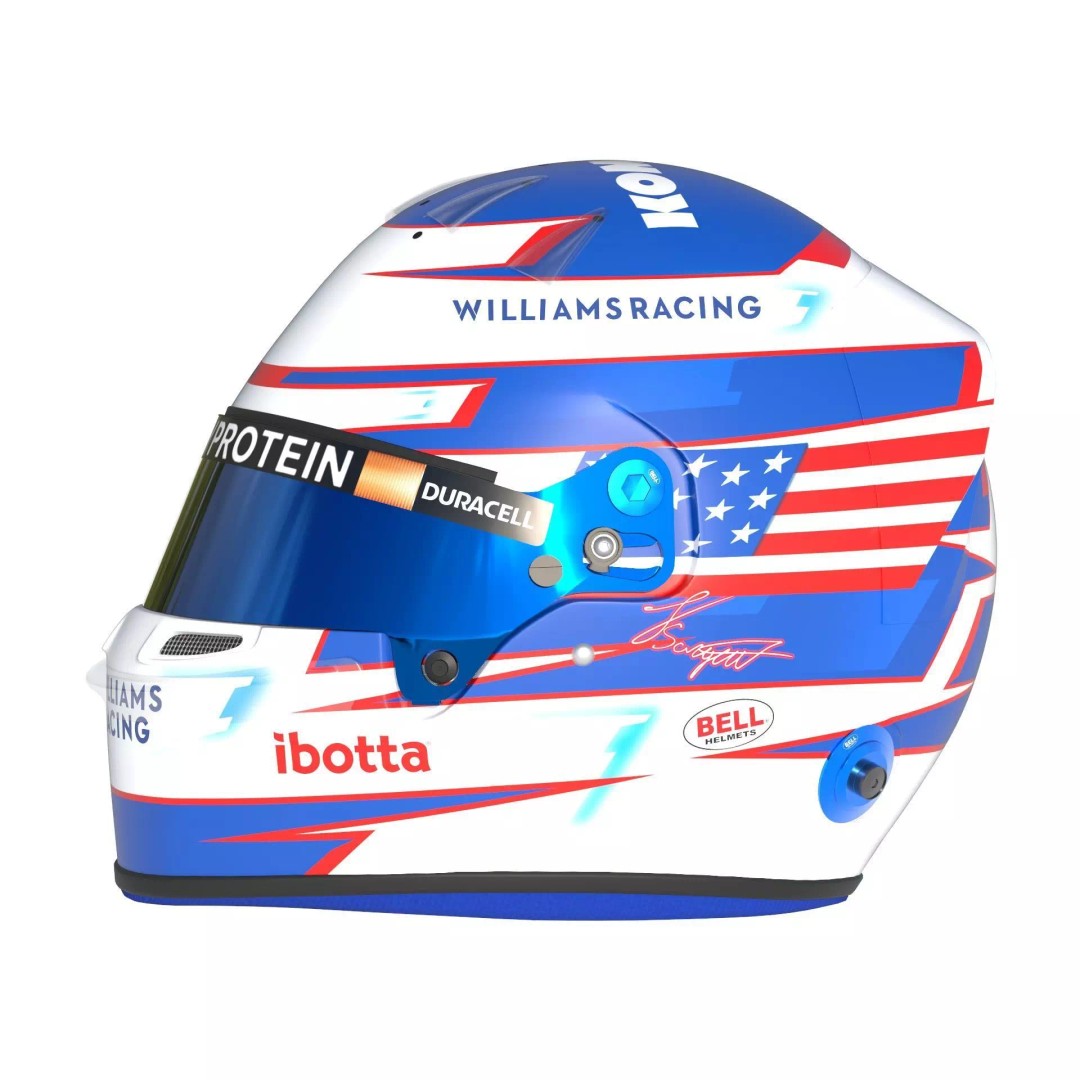 Williams 2024 Helmets 3D Model – High Detail PBR Asset, FBX, Blender - View 5